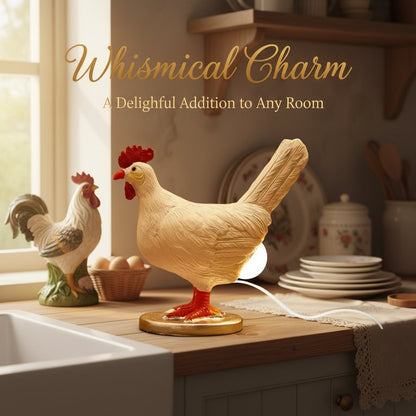 Creative Fun Chicken Egg-Laying Decorative Night Light