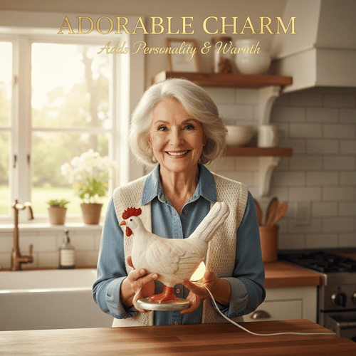 Creative Fun Chicken Egg-Laying Decorative Night Light